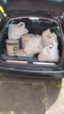 As is full! (Old plaster by the bucket load)