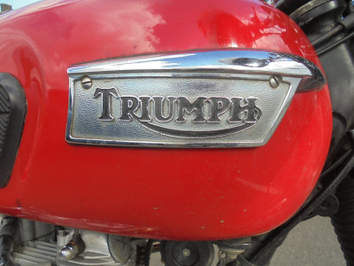 Falcon Original<br />Triumph Tank Badge<br />Still nice but not as nice as the Thunderbird