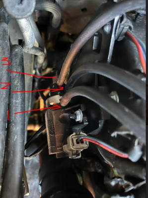 turbo valve with pipes 1 2 3