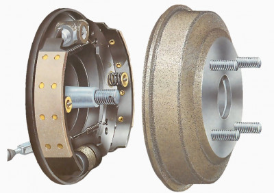 Integral drum brake 'How A Car Works' - Fair use.