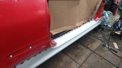 7 new sill tacked onto place