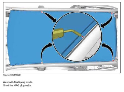 Roof initial MAG weld - PSA / Stellantis