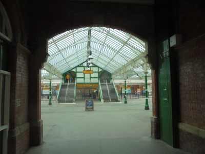 A dramatic entrance