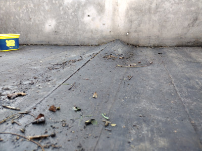 Traffic calming measure in what should be a nice flat floor.