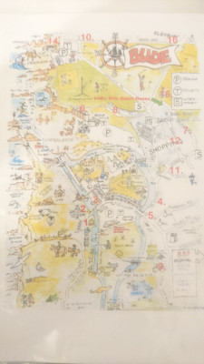 A map of the town