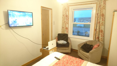 The TV setup
