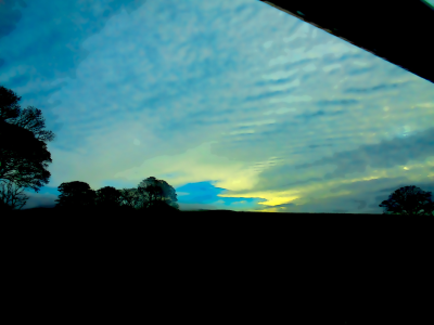 Sky through a gate 2