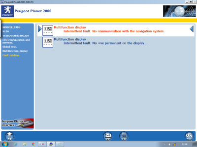 MFD faults