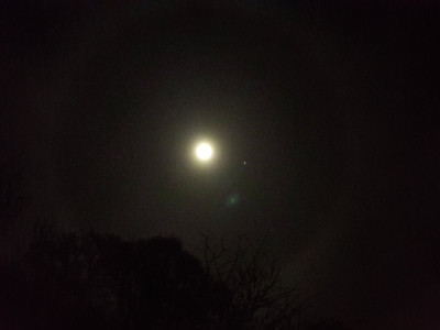 Moon halo - own work