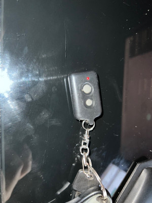 Remote for locking and unlocking.