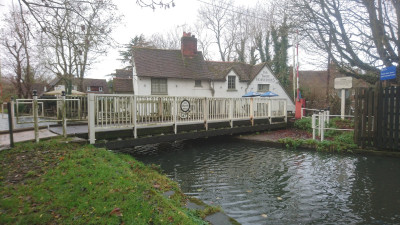 From the other side showing the pub