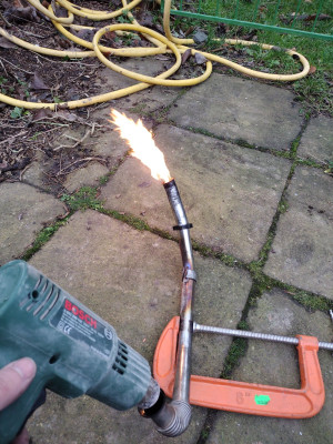 Cleaning with fire