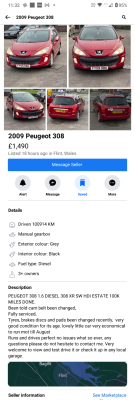 Facebook advert