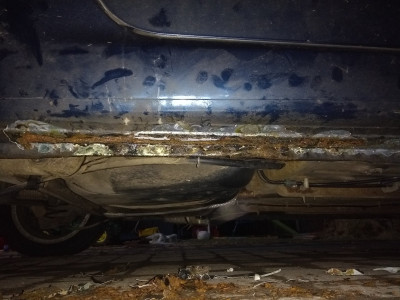 hole in my car