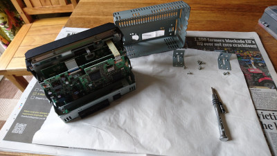 Six screws saw the case removed