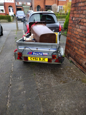 Back home after tip (forgot to take a picture of the full load)