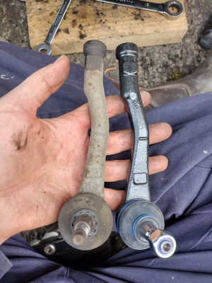 Old and new. Flats (inline with my thumb) suit a 19mm spanner which is handy