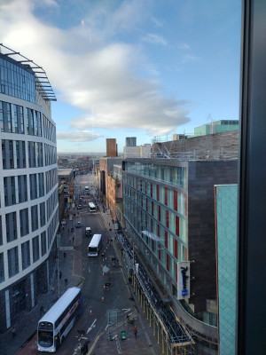 View from "Yotel" restaurant