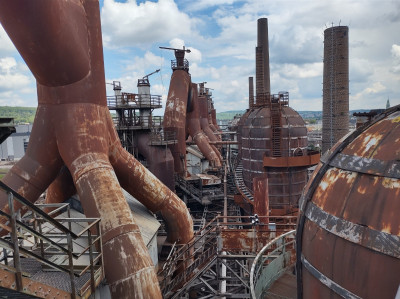 Up relatively high in the ironworks - own work