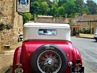 Nice 1931 Alfa 6C round the front