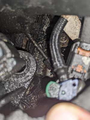 This is near the diesel filter housing