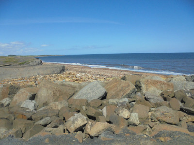 River Lyne and Landfill behind the Beach