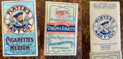 Ebay sale item<br />1930's Players Navy Cut Cigarettes Medium