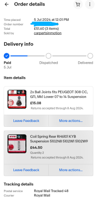 eBay transaction