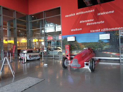 The foyer as you go in to the Museum