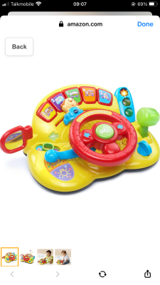 VTech steering wheel