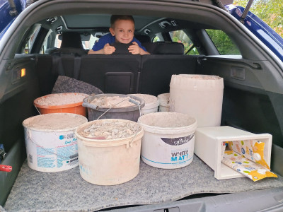 Not a full load, but we're were off out anyway