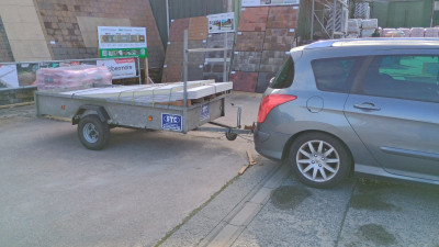 Trailer loaded up
