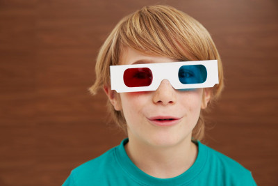 Red-blue glasses