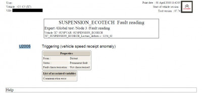 Suspension Fault