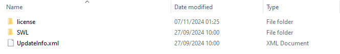 File structure for update USB stick