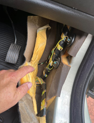 407 front drivers side sensor can't be found
