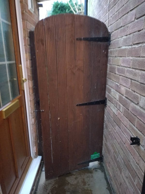 The back gate