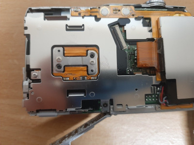 Display screen moved out of the way...