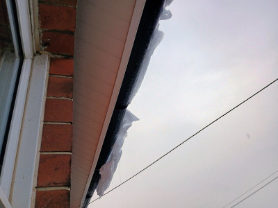 Overhang, viewed from bedroom window