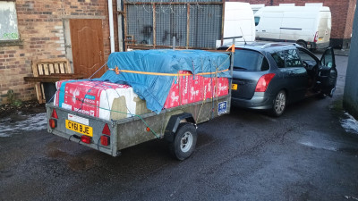 Grey 308, trailer plus load