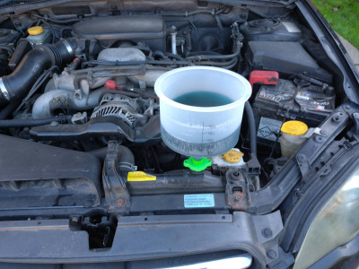 Funnel installed