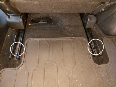 seat forward rear bolts