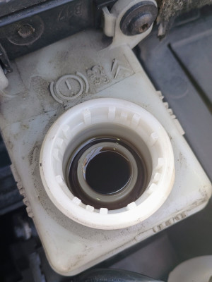 Contents of the reservoir before starting