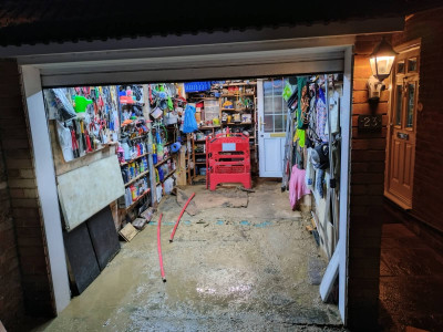 The garage now