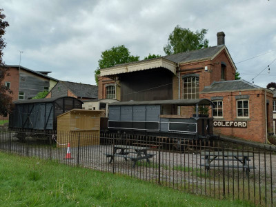 The rolling stock outside