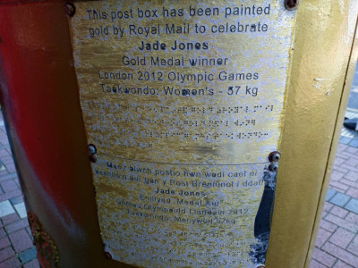 Flint's Olympic Post Box information