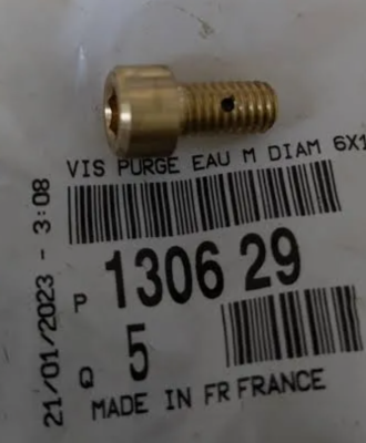 M6 bleed screw