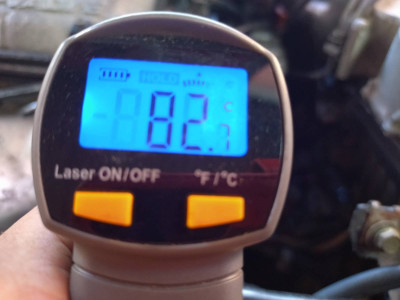 Thermostat housing temperature