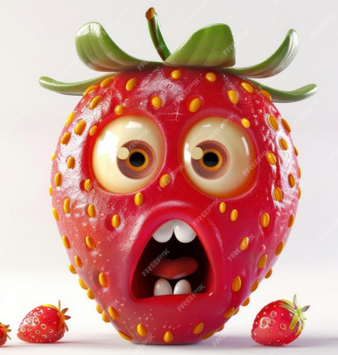 Worried strawberry