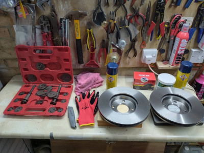 Discs cleaned and ready to go